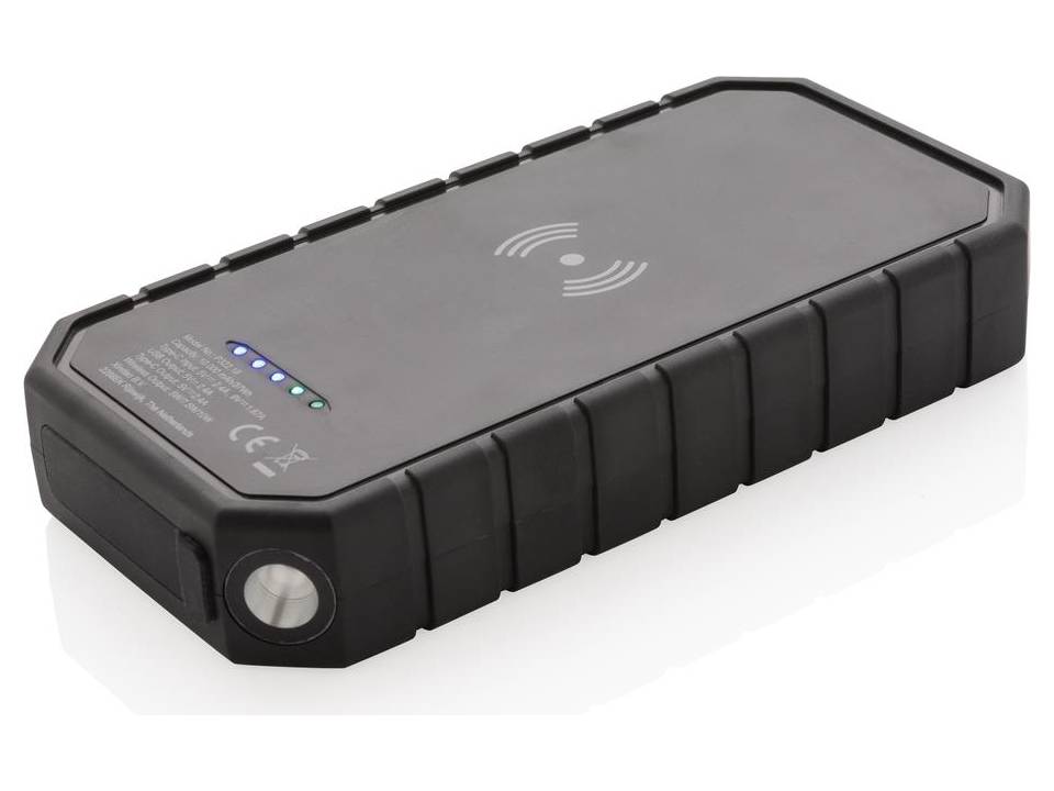 10.000 mAh Solar Powerbank with 10W Wireless Charging 3