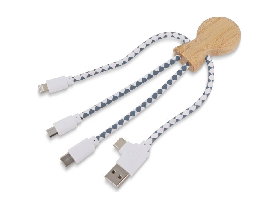 Xoopar Mr. Bio Bamboo Charging Cable 2