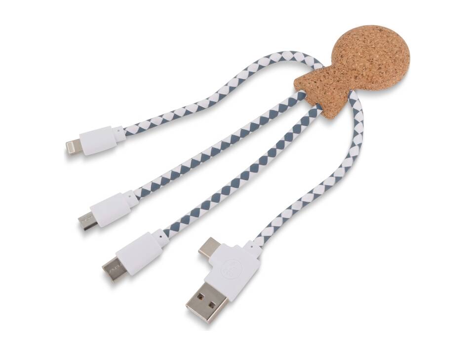 Xoopar Mr. Bio Cork Charging Cable 2