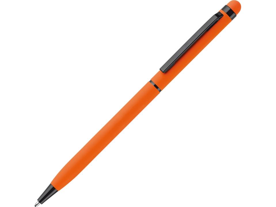 Metal ballpen stylus rubberied 2