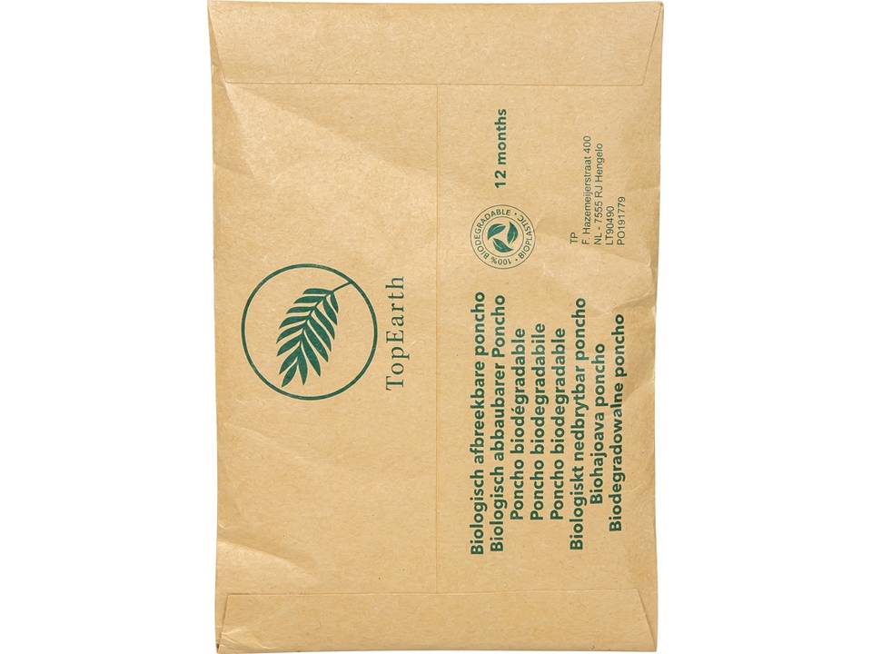 Biodegradable poncho 4