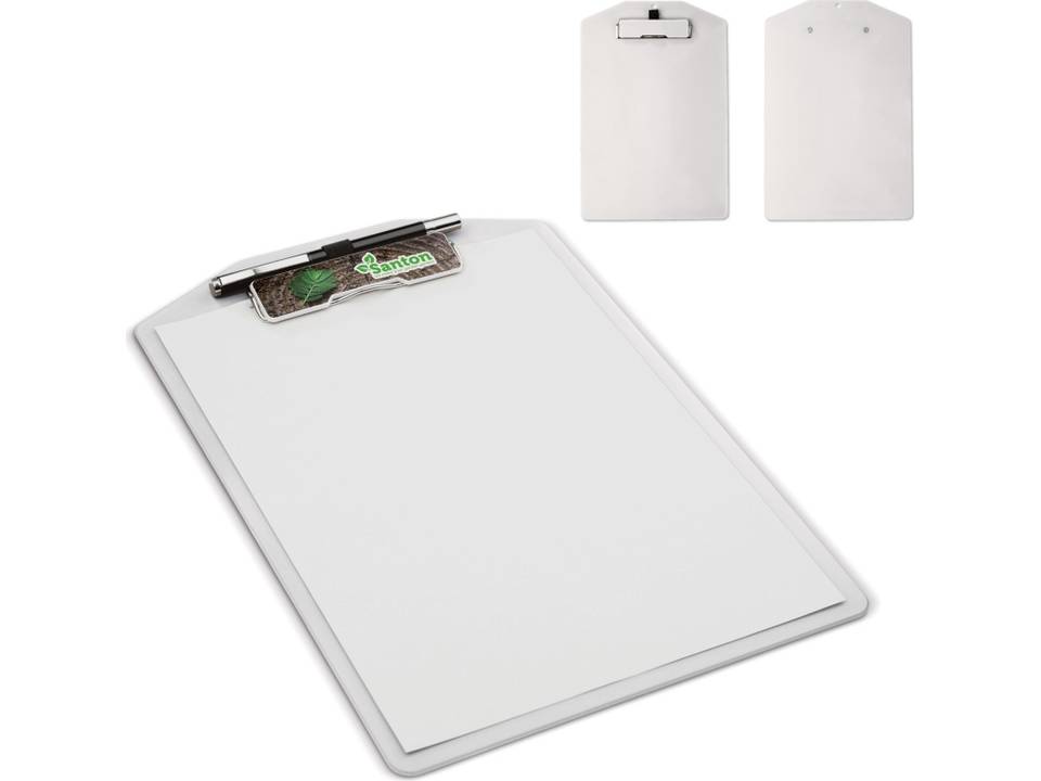 Clipboard with logo plate 4