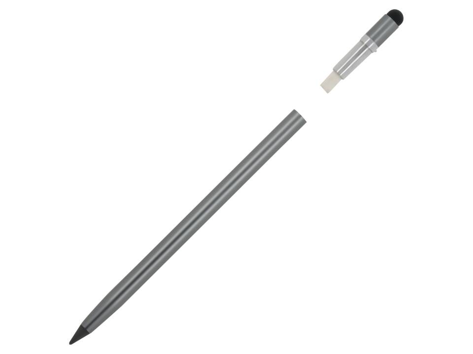 Sustainable aluminum pencil with eraser 2