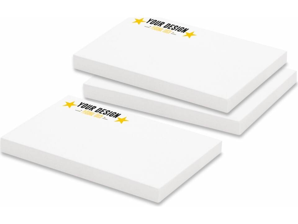 50 adhesive notes, 72x50mm, full-colour