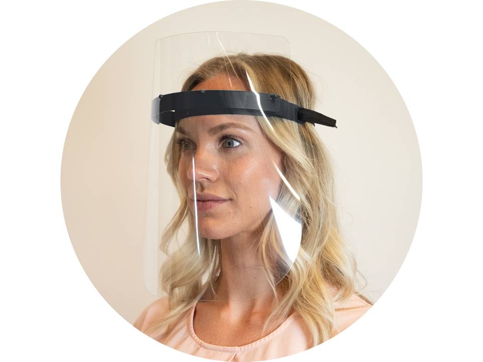 Full face protective shield 1