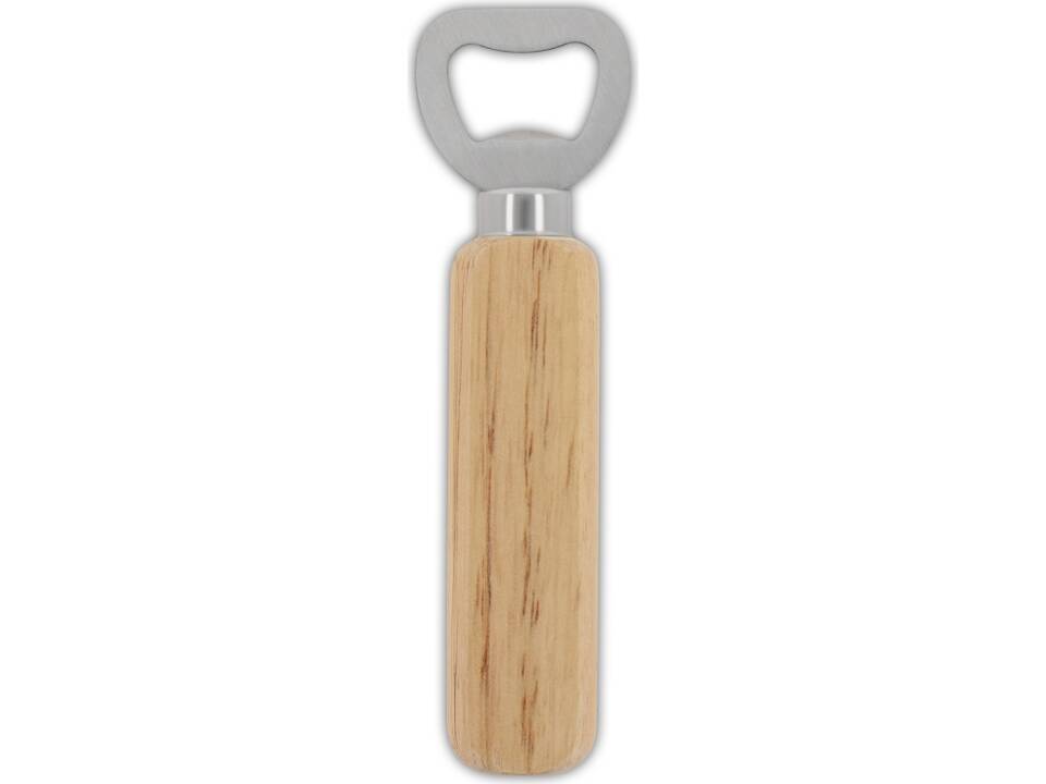 Bottle opener with wooden handle 2