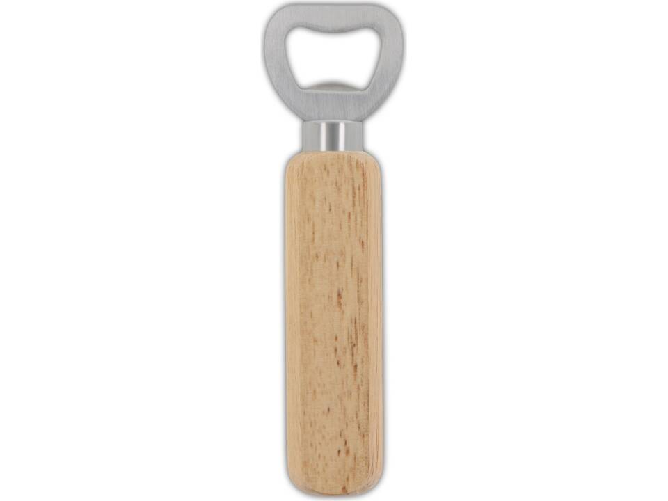 Bottle opener with wooden handle 1