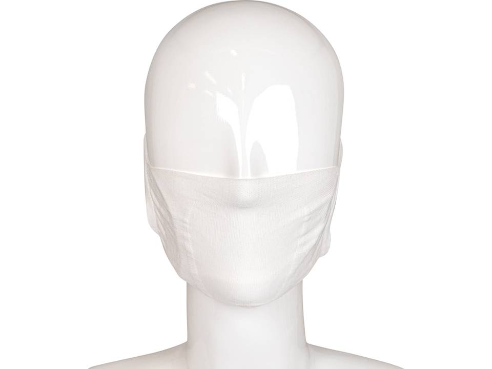 Double layer re-usable face mask with space for filter 2