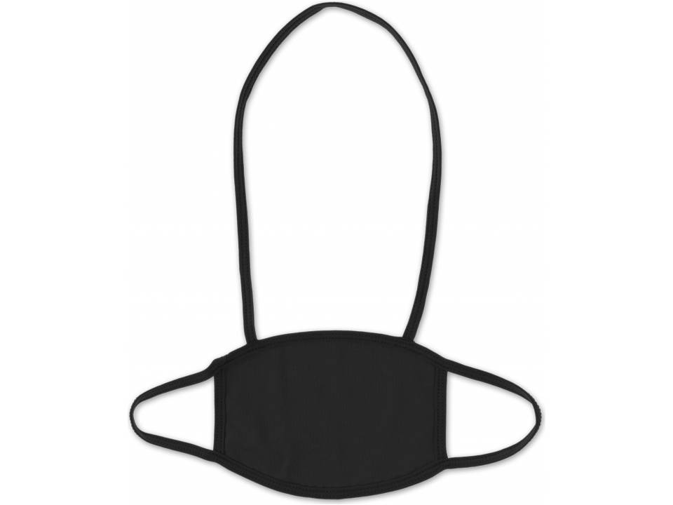 Re-usable face mask with neck strap Made in Europe 4