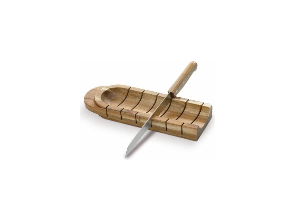 Baguette board with knife 4