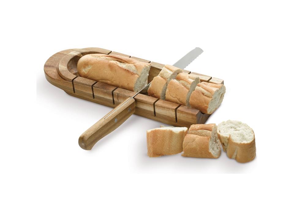 Baguette board with knife 2