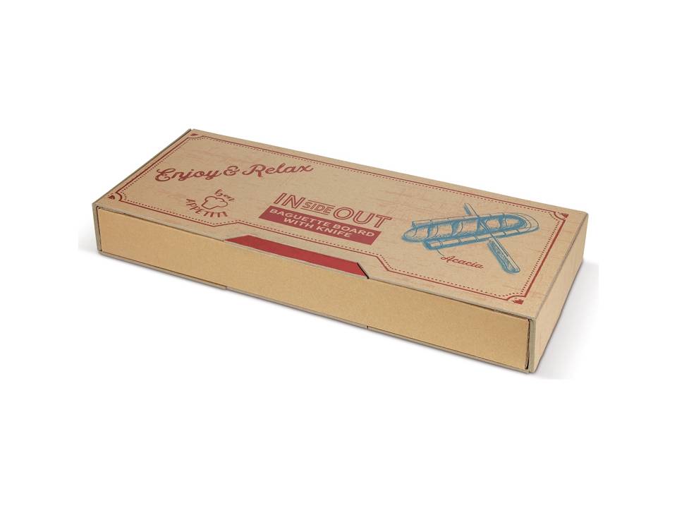 Baguette board with knife 3
