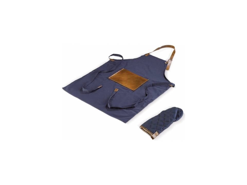 BBQ apron and mitten 1