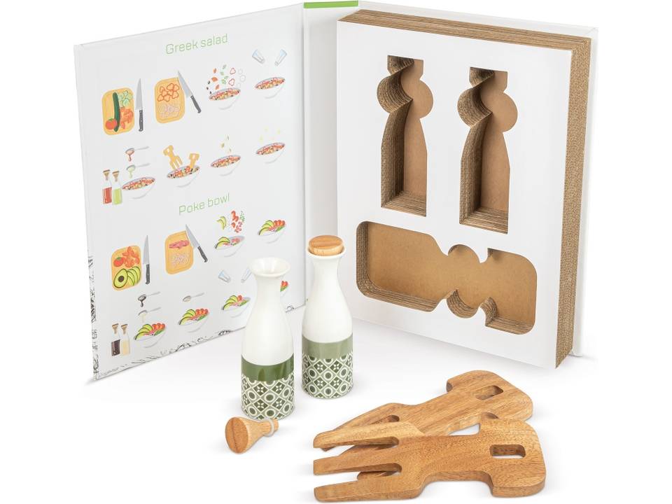 Salad set oil & vinegar 2