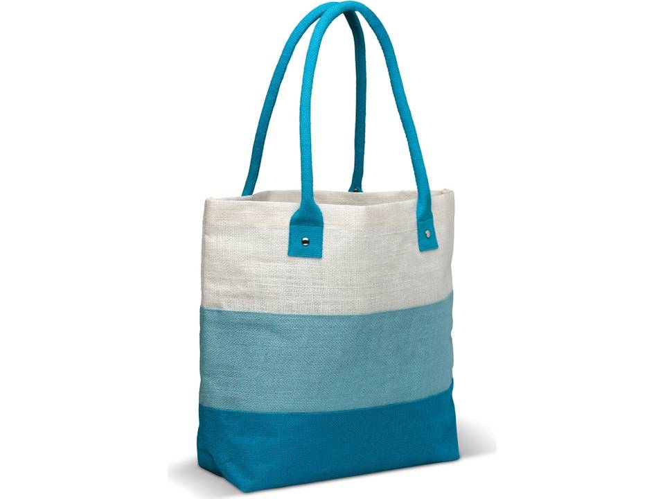 10_LT95012 jute tas blauw