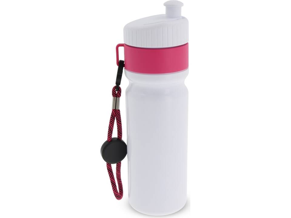 Sports bottle with edge and cord 750ml 33