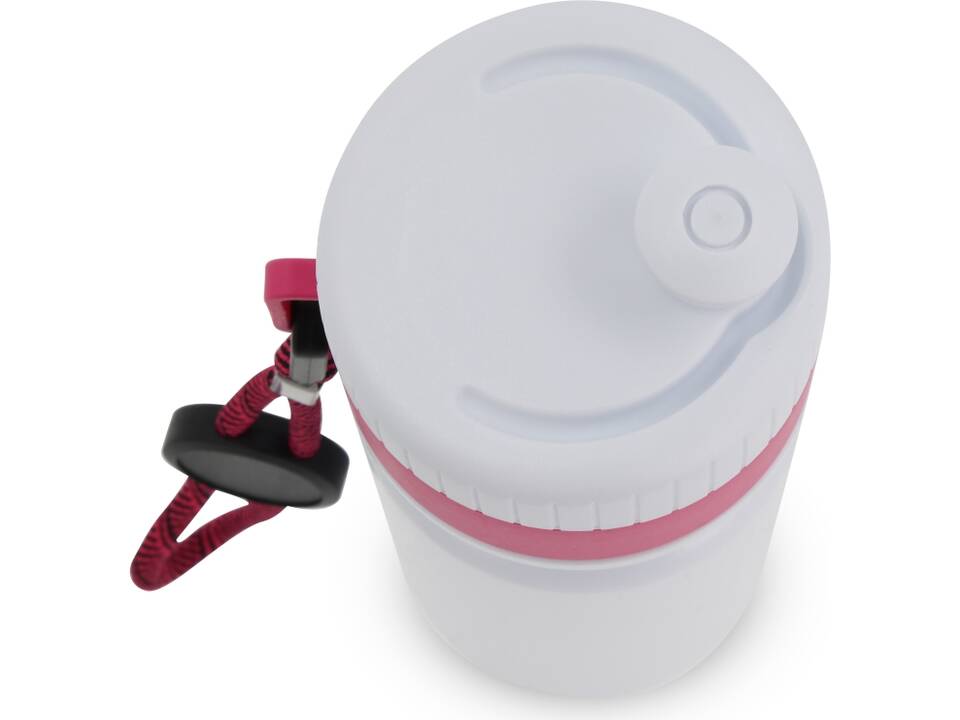 Sports bottle with edge and cord 750ml 32