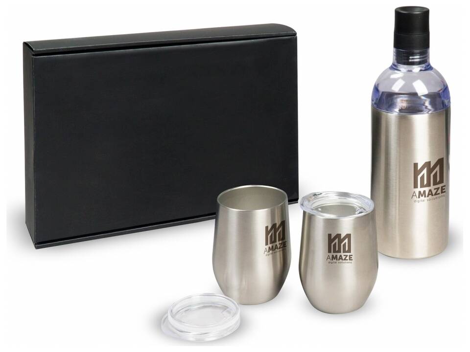 Wine set with two cups