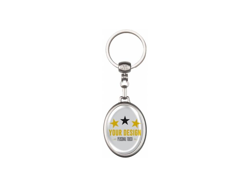 Keyring Metal Oval 3