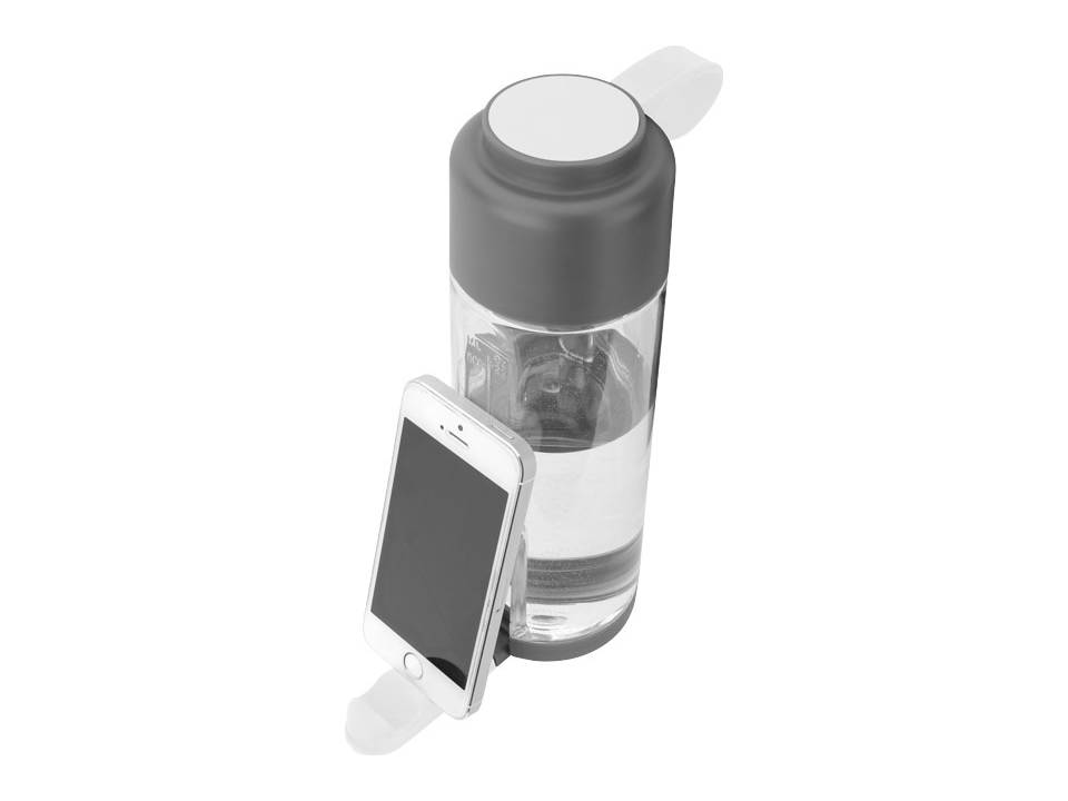 Bottle with phone holder