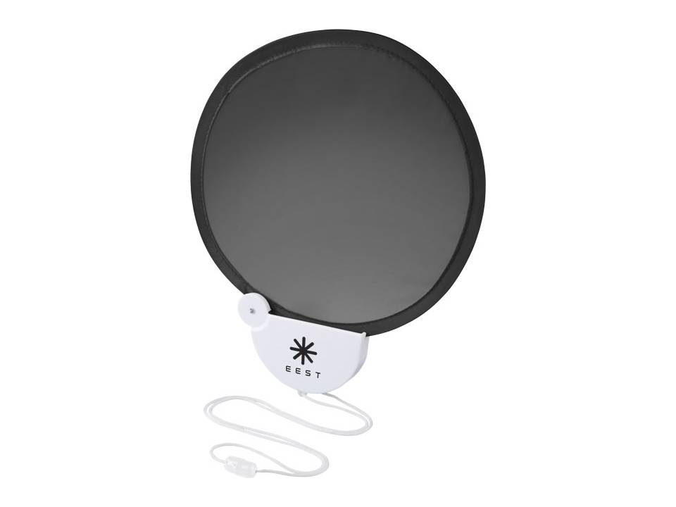 Breeze foldable hand fan with cord 1