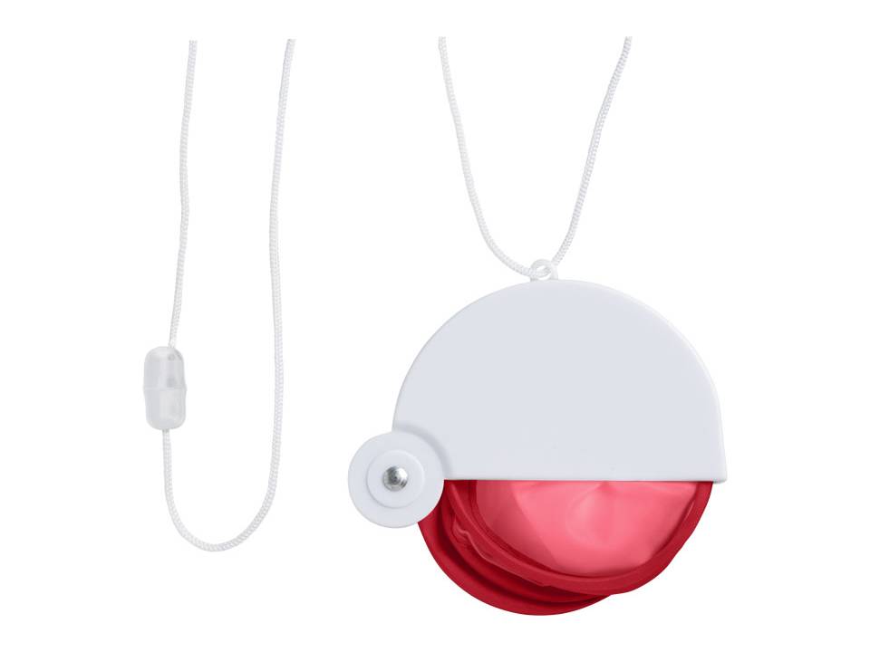 Breeze foldable hand fan with cord 10