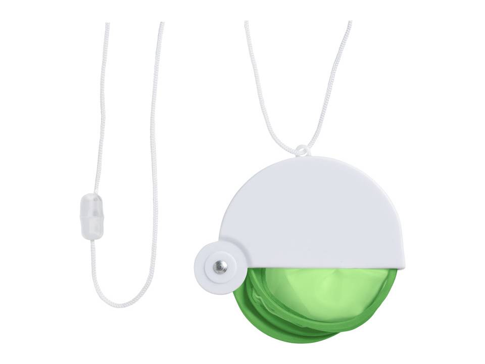 Breeze foldable hand fan with cord 14