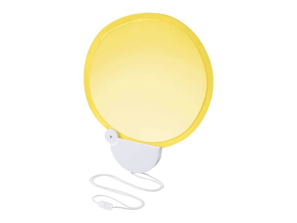 Breeze foldable hand fan with cord 21