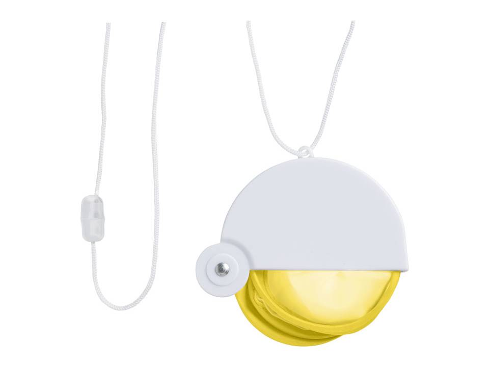 Breeze foldable hand fan with cord 19