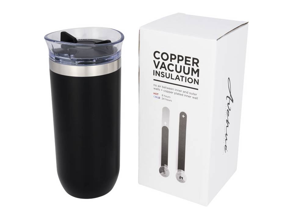 Twist non leaking copper vacuum insulated tumbler - 470 ml 8