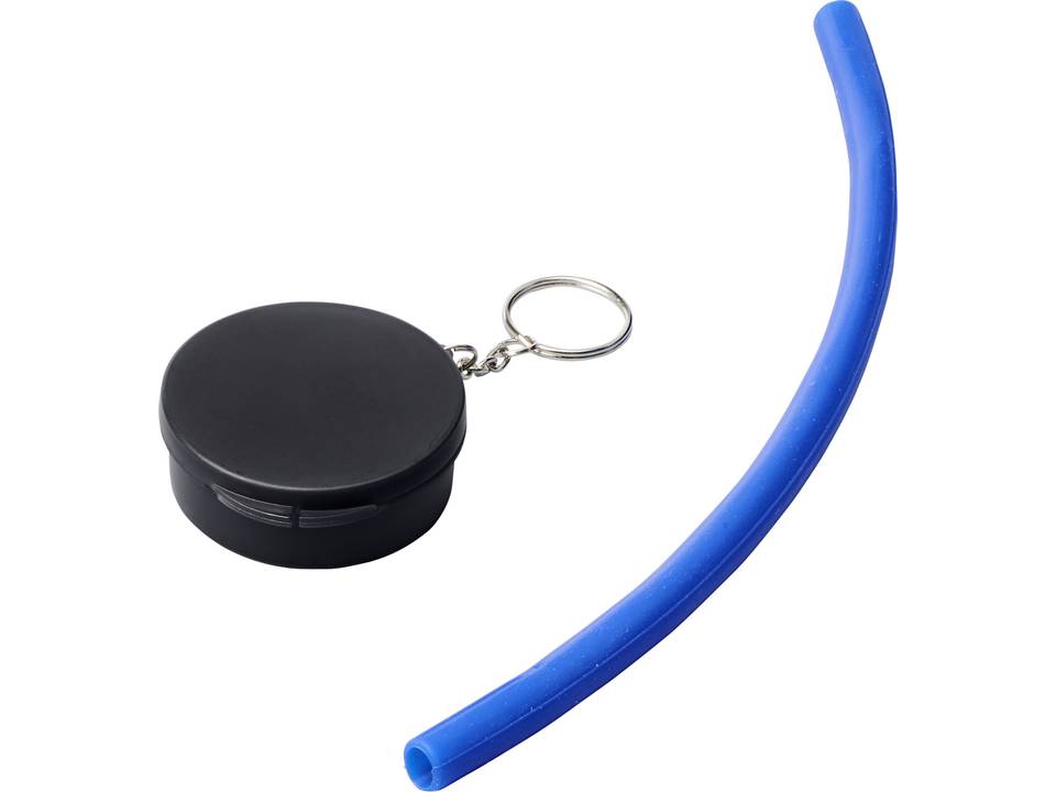 Rhine reusable silicone straw keychain 7