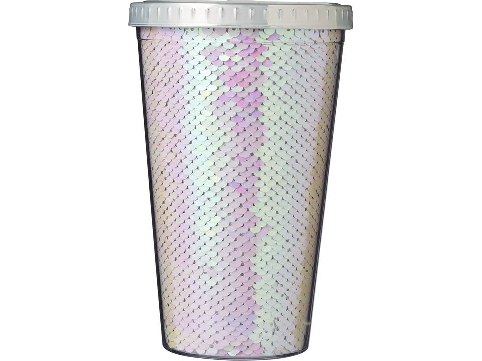 Festus 470 ml sequin acrylic tumbler 2