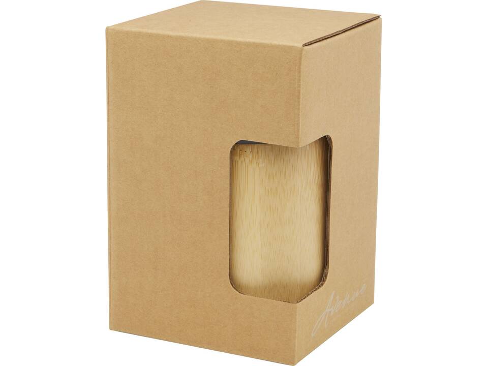 Pereira 320 ml porcelain mug with bamboo outer wall 11