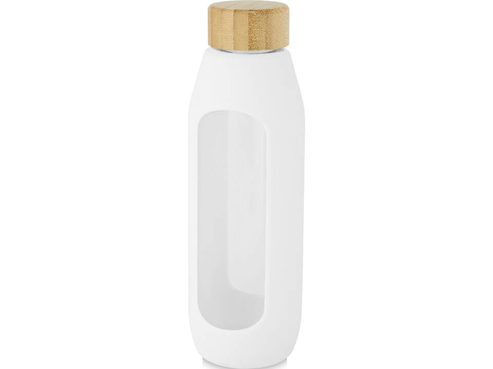 Tidan 600 ml borosilicate glass bottle with silicone grip 8