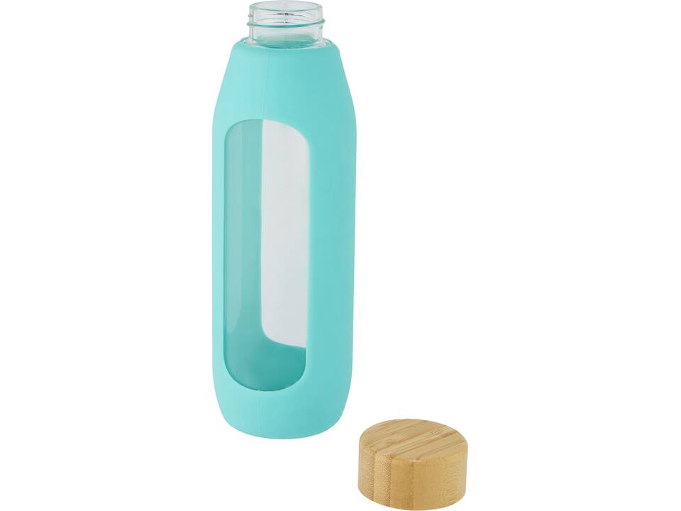 Tidan 600 ml borosilicate glass bottle with silicone grip 15