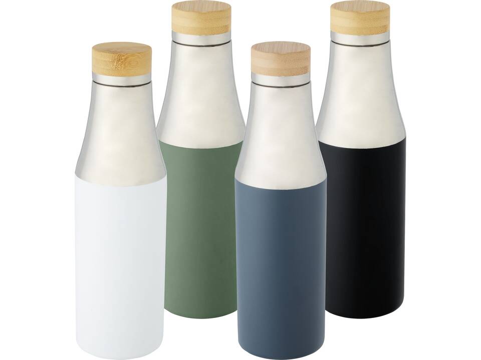 Hulan 540 ml copper vacuum insulated stainless steel bottle with bamboo lid 32