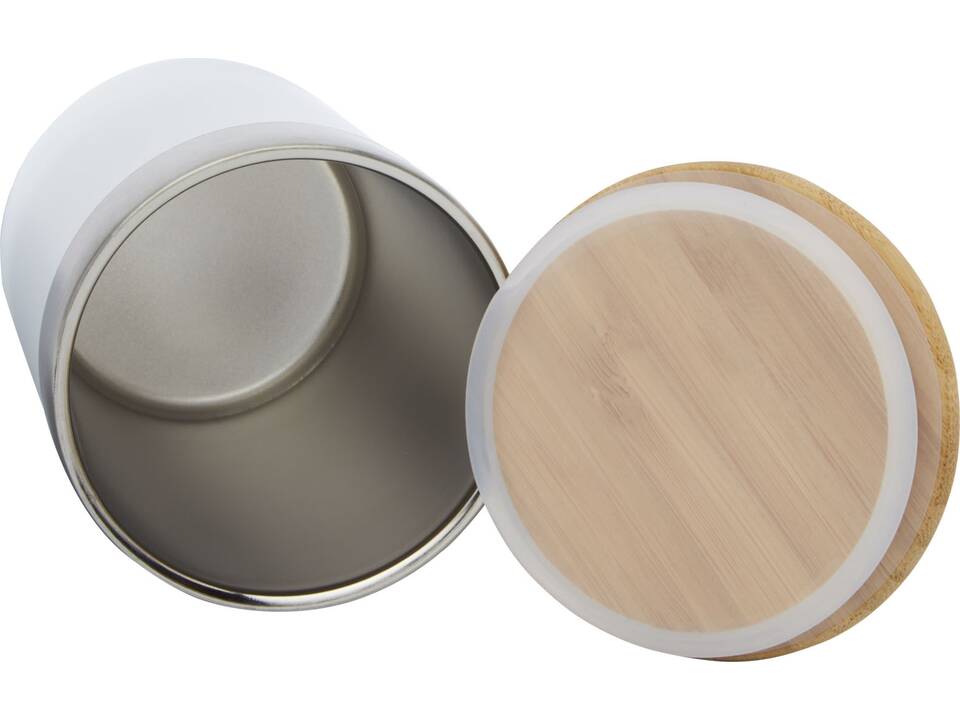Lagan 300 ml copper vacuum insulated stainless steel tumbler with bamboo lid 8