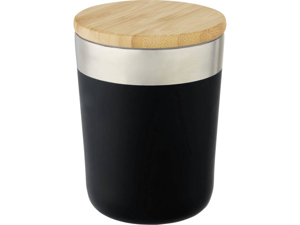 Lagan 300 ml copper vacuum insulated stainless steel tumbler with bamboo lid 31