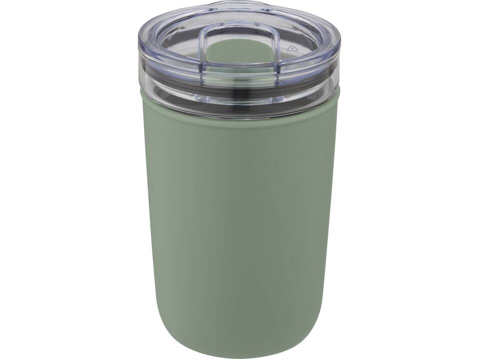Bello 420 ml glass tumbler with recycled plastic outer wall 18