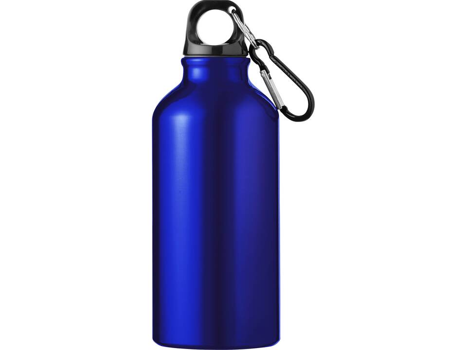 Oregon 400 ml RCS certified recycled aluminium water bottle with carabiner 9