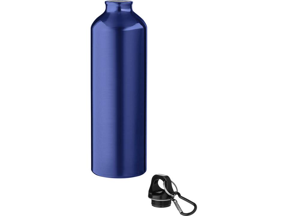 Oregon 770 ml RCS certified recycled aluminium water bottle with carabiner 12
