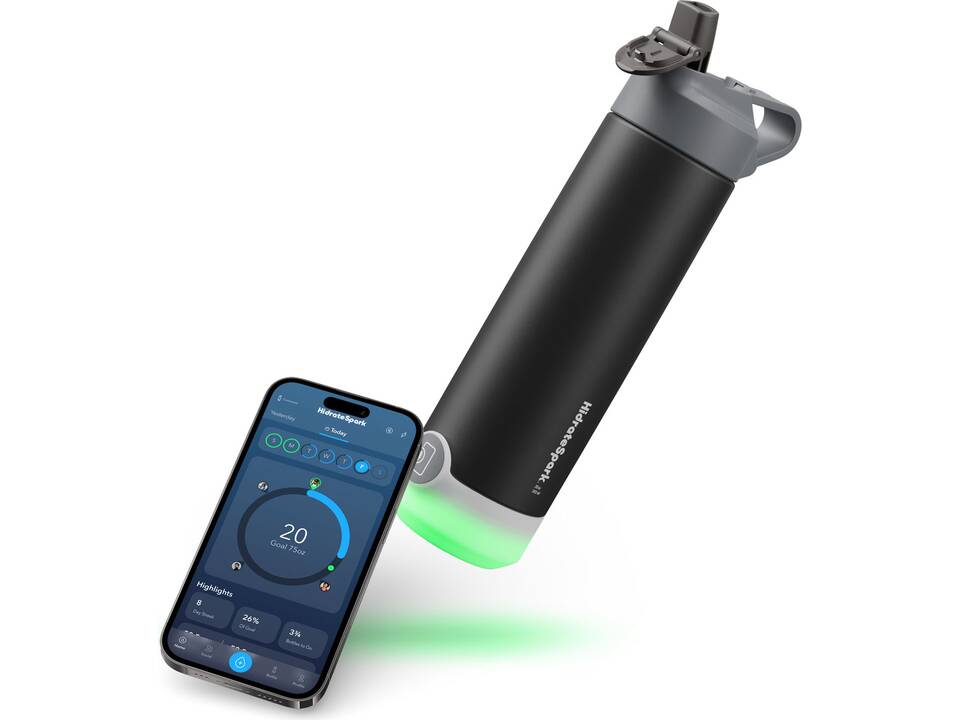 HidrateSpark® TAP 570 ml vacuum insulated stainless steel smart water bottle 11