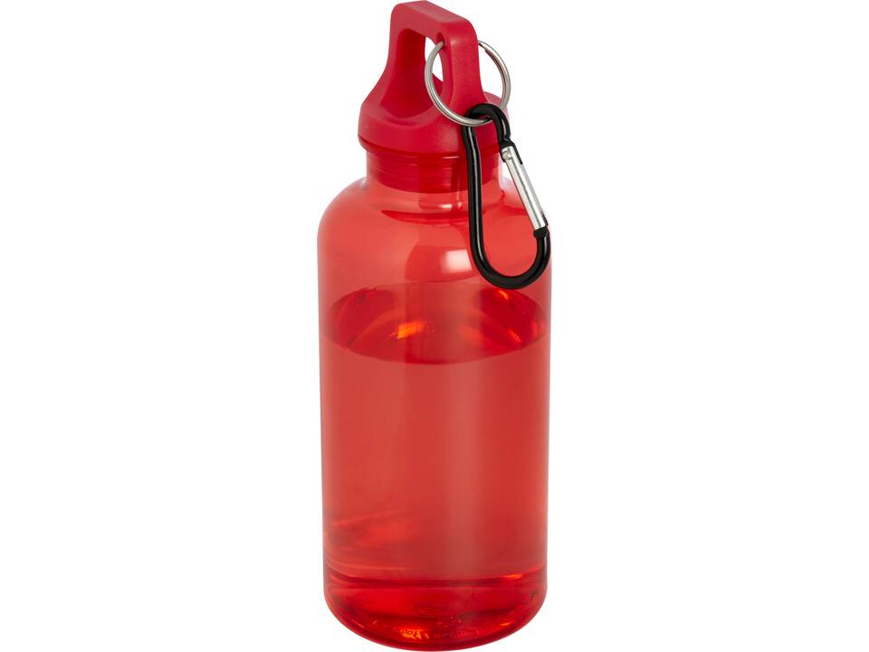 Oregon 400 ml RCS certified recycled plastic water bottle with carabiner 5