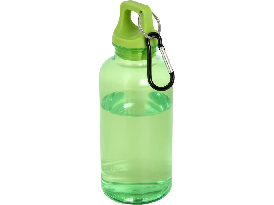 Oregon 400 ml RCS certified recycled plastic water bottle with carabiner 17