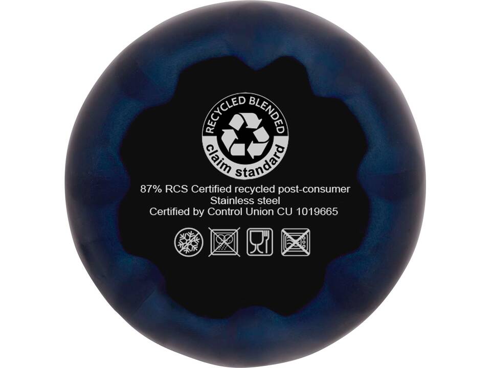 Cove 500 ml RCS certified recycled stainless steel vacuum insulated bottle 7