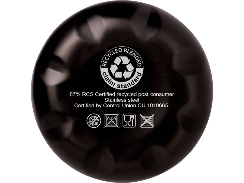 Cove 500 ml RCS certified recycled stainless steel vacuum insulated bottle 16