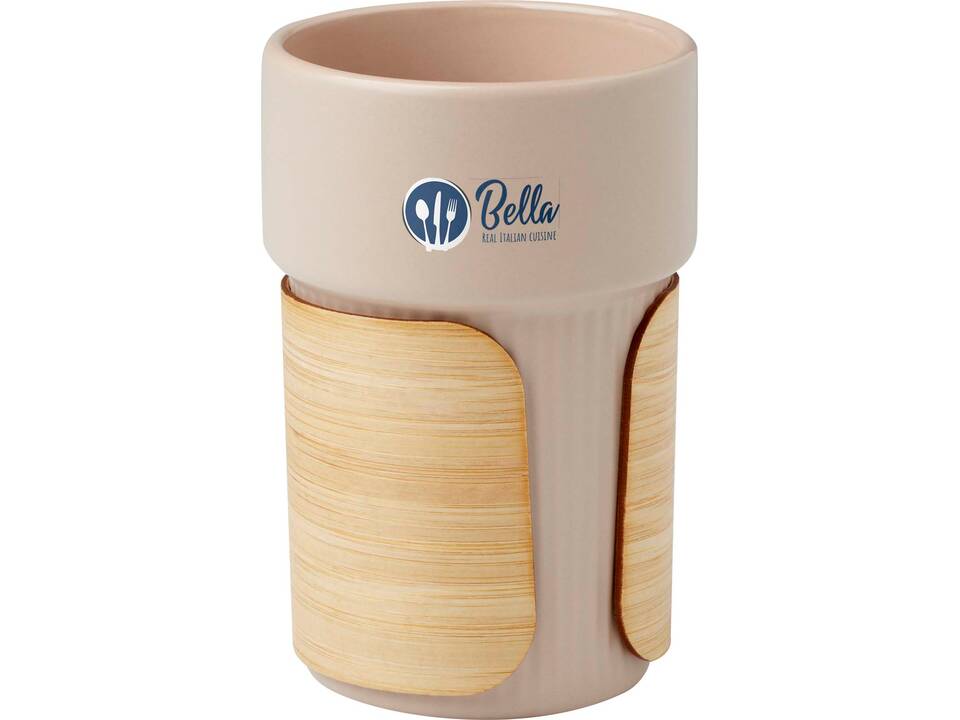 Fika 340 ml tumbler with bamboo sleeve 6