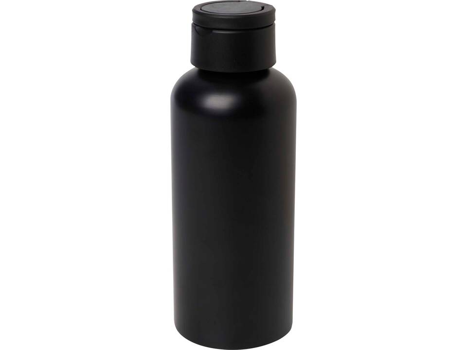 Trinity 600 ml RCS certified recycled aluminium water bottle with RPET lid 14