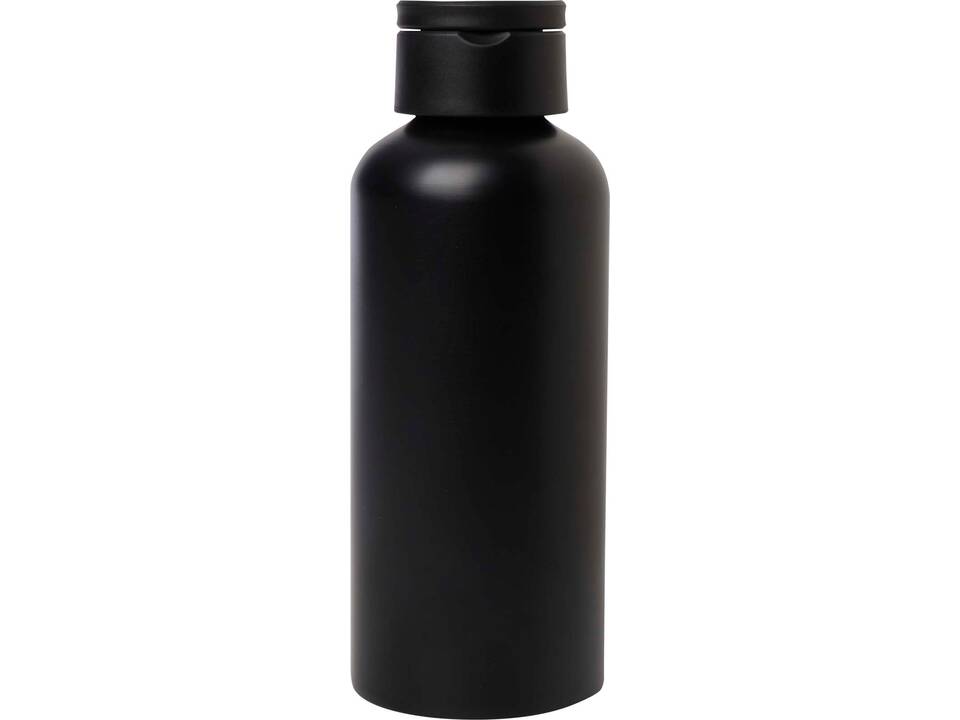 Trinity 600 ml RCS certified recycled aluminium water bottle with RPET lid 16