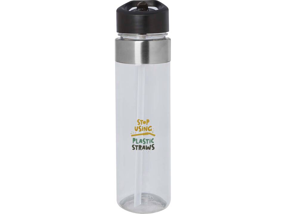 Dylan 650 ml Tritan water bottle with flip spout lid 2